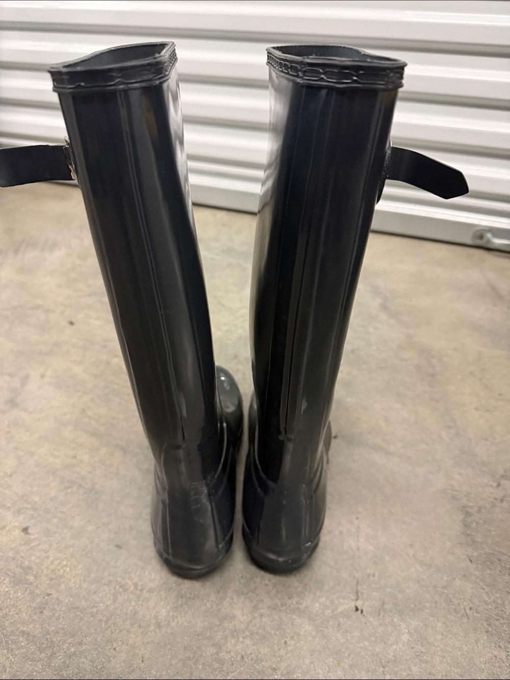 Hunter Gloss Tall Women's Rain Boots - Picture 3 of 5